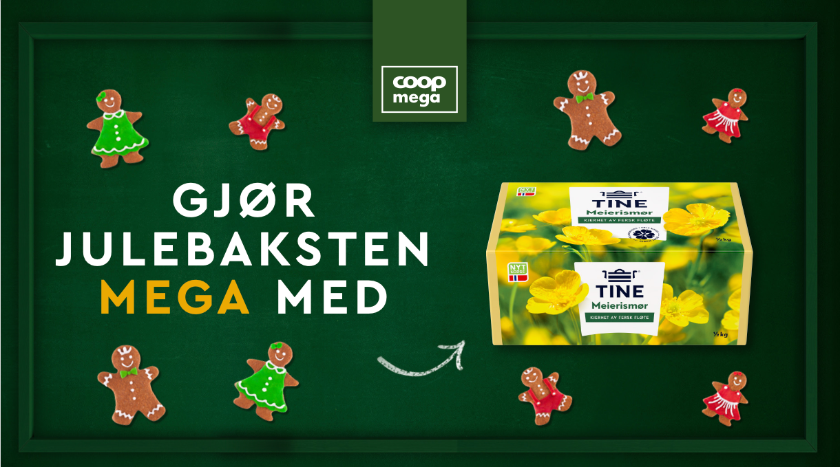 Gjør julebaksten Mega med Tine