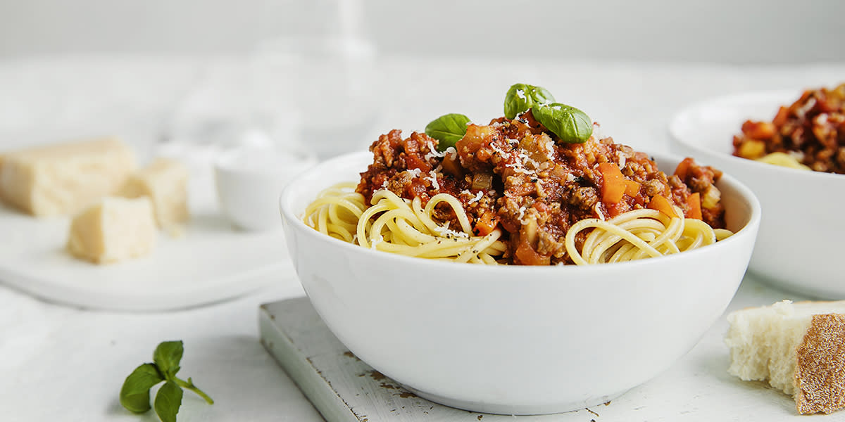 Lag spagetti bolognese vegetar