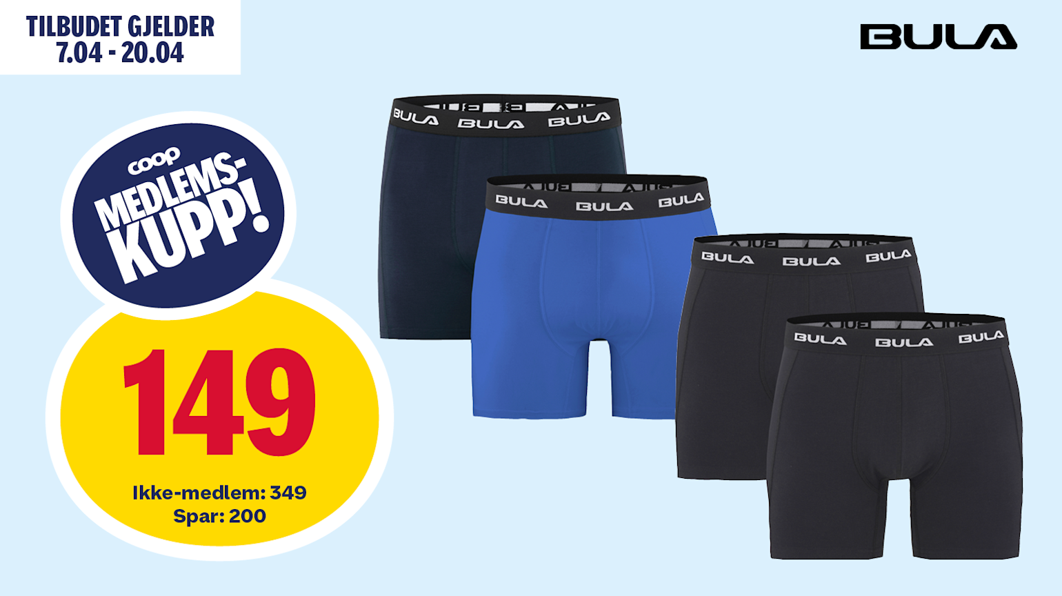 Bula Herreboxer 2-pk
