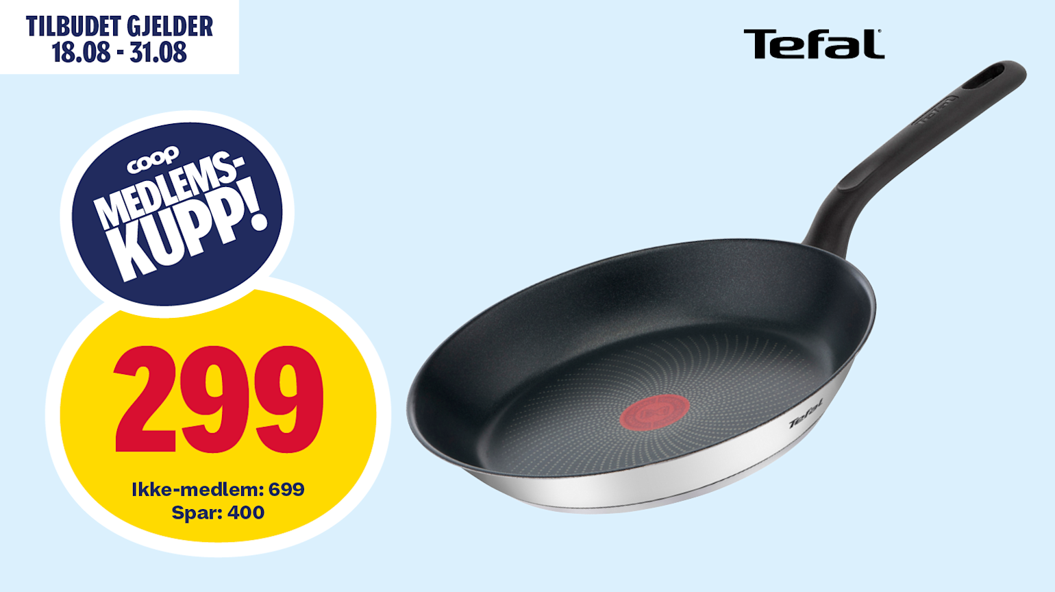 Tefal Duetto Stekepanne 28 cm