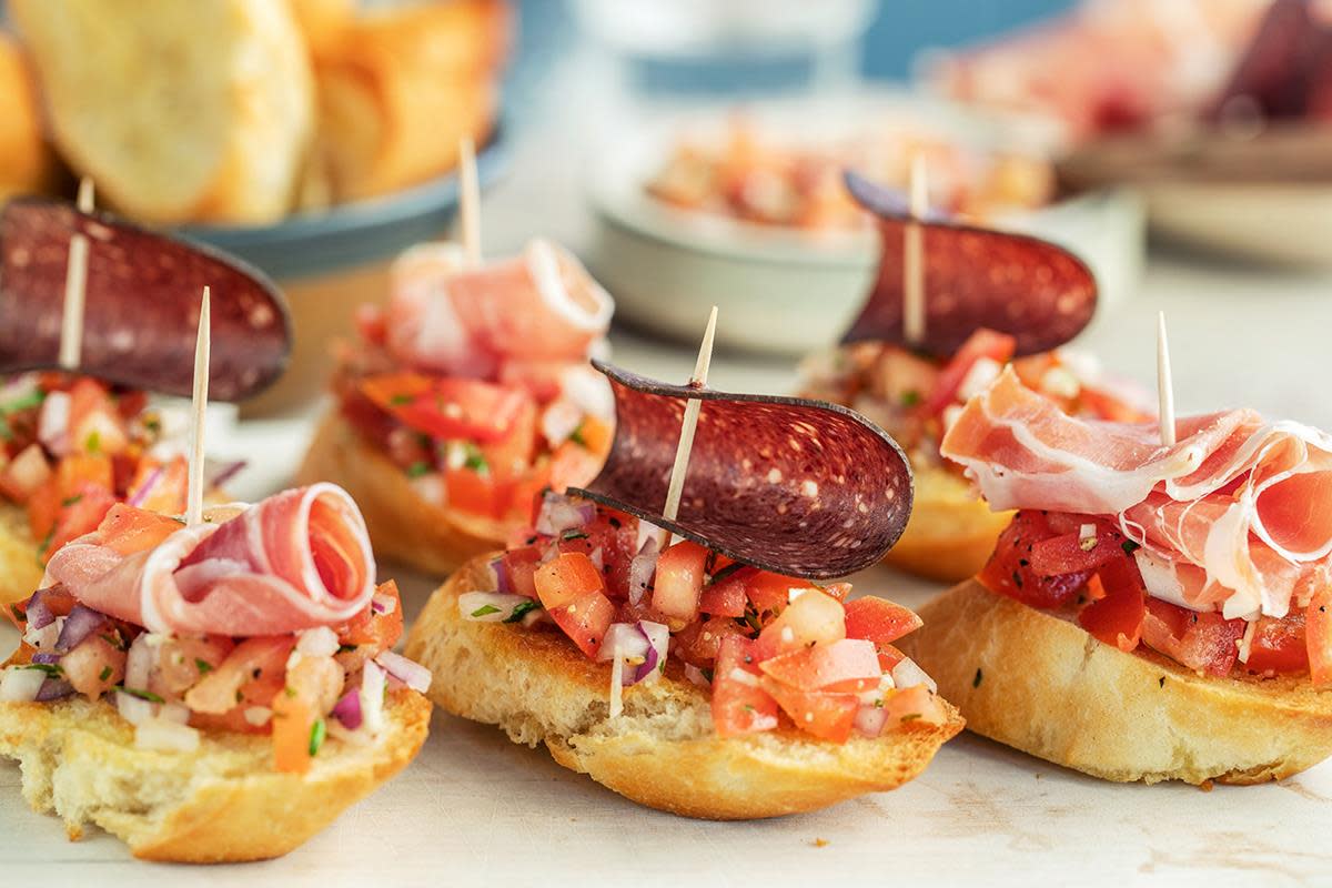 Bruschetta med spekemat