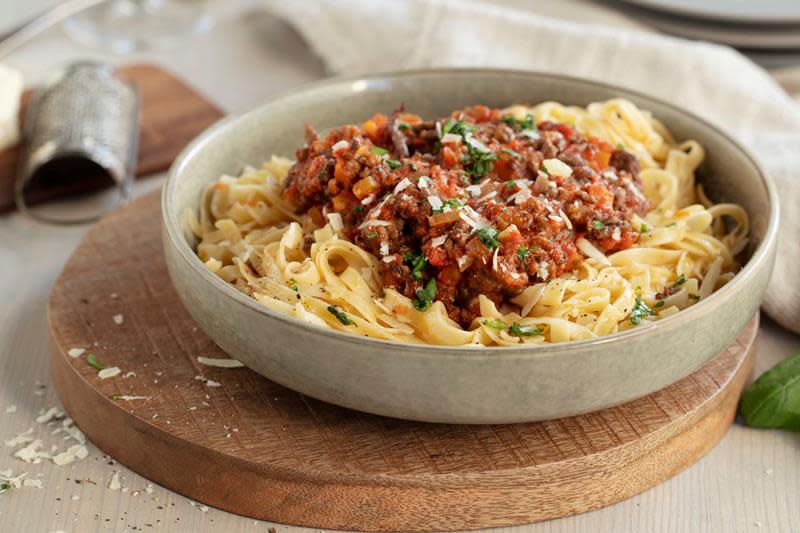 Pasta Bolognese på italiensk vis