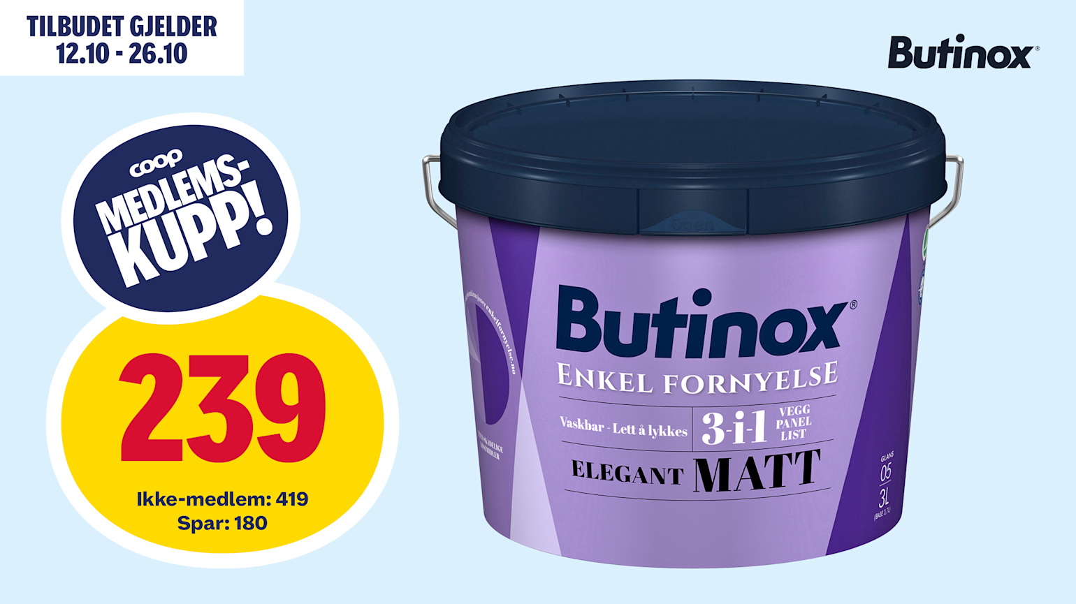 Butinox Elegant 05/matt interiørmaling