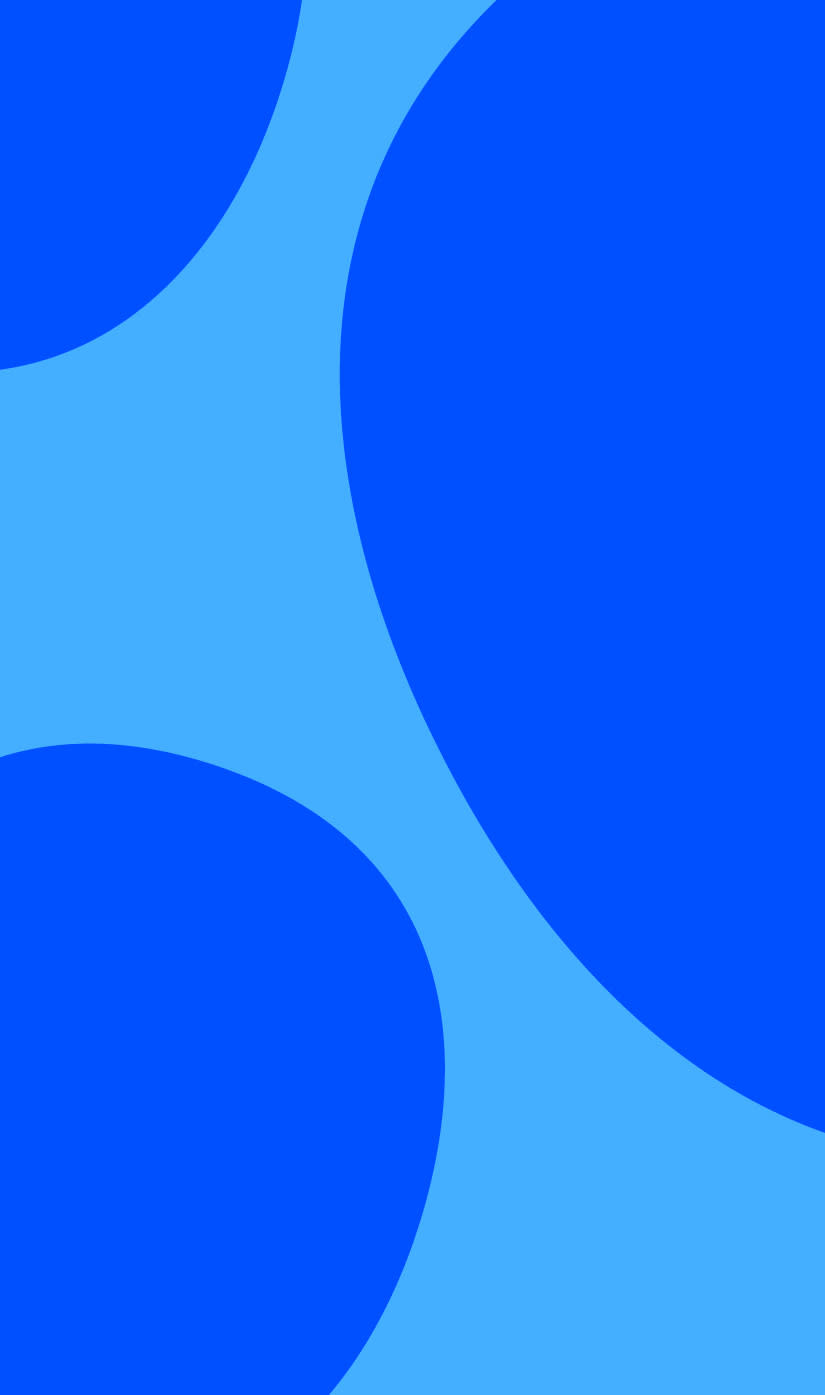 Boblemønster i digital blå på litt lyses blå bakgrunn